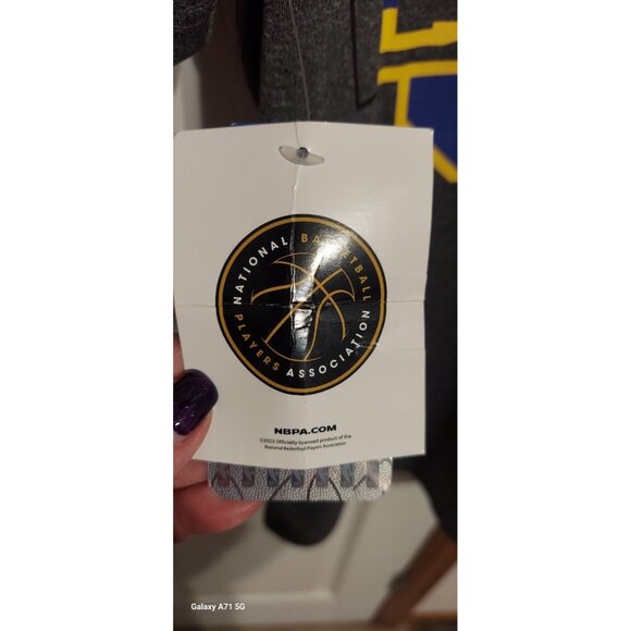 Stephen Curry Shirt Jersey Men’s Small Golden State Warriors NBA Tee #30 Grey - Picture 9 of 12